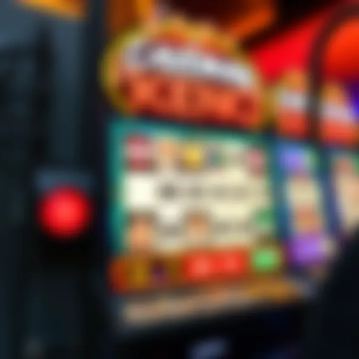 A vibrant representation of a caveman-themed Keno game interface