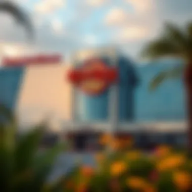 Iconic Architecture of Hard Rock Casino Pompano Beach Exterior view of Hard Rock Casino Pompano Beach showcasing its iconic architecture