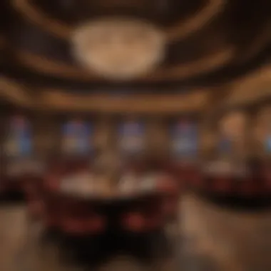 Elegant dining area within Hard Rock Casino Tulsa