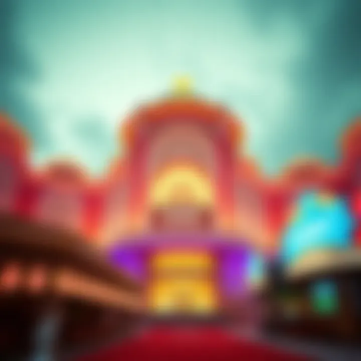 The architectural grandeur of the largest casino complex