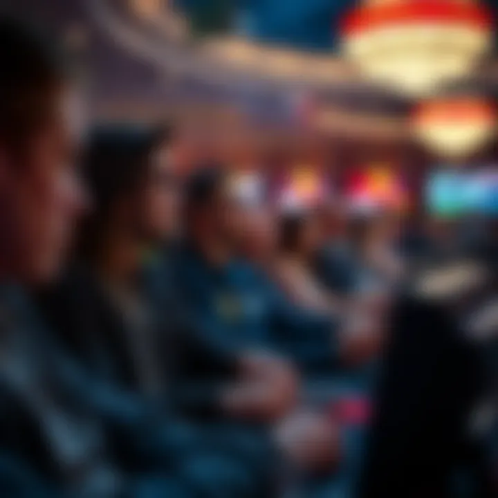 Audience Engagement in Live Poker Championships An engaging audience viewing a live poker championship stream on various devices.