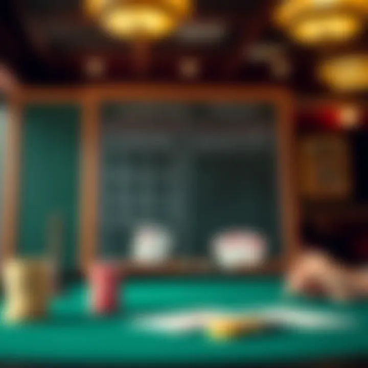 Illustrating Winning Poker Strategies Illustration of winning poker strategies on a chalkboard