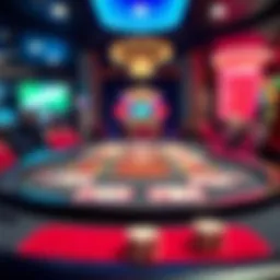 Strategic layout of Double Double Bonus Poker table