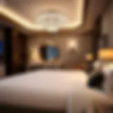 Experience Luxury: Casino Comp Room Luxurious casino hotel room with elegant decor