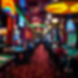 Overview of a vibrant Napa card room atmosphere