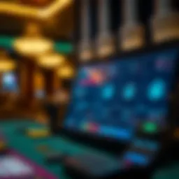 Secure online blackjack platform interface showcasing encryption icons