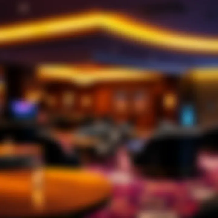 A cozy lounge area within the casino, perfect for relaxation and socializing
