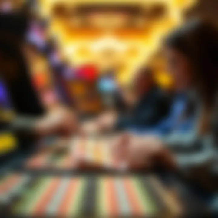 Engagement in the Scratch-Off Experience Close-up of a player scratching a lottery ticket