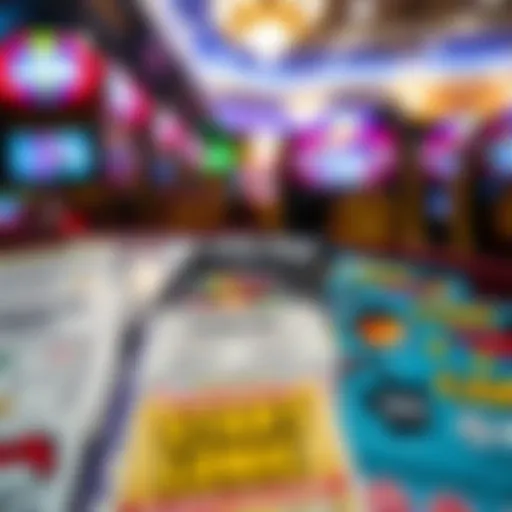 Variety of Pennsylvania scratch-off tickets displayed