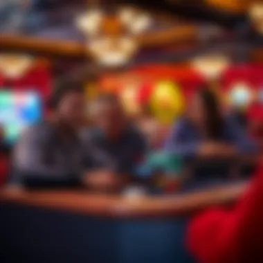 Enjoying Digital Poker Together Players enjoying a digital poker experience