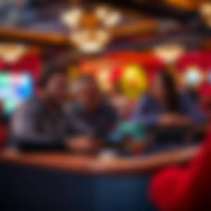 Enjoying Digital Poker Together Players enjoying a digital poker experience