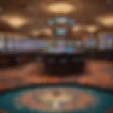 Vibrant casino gaming floor