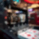 The Mechanism of a Quiet Automatic Card Shuffler An intricate view of an automatic card shuffler in action