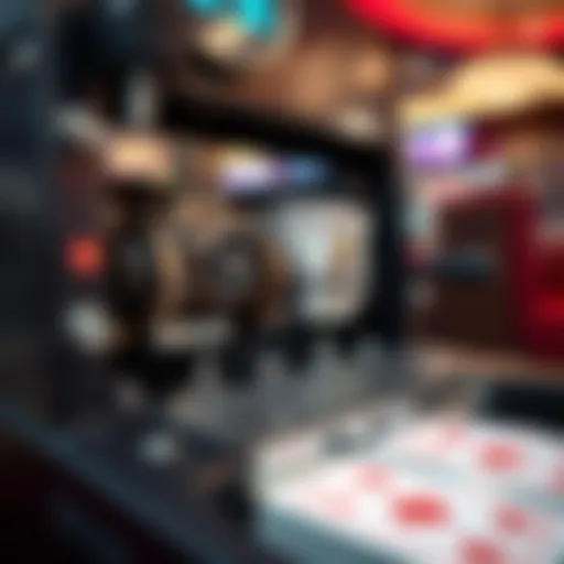 The Mechanism of a Quiet Automatic Card Shuffler An intricate view of an automatic card shuffler in action