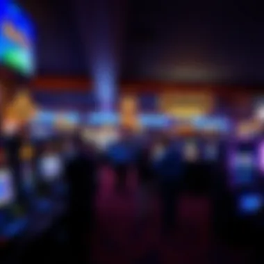 Vibrant Gaming Atmosphere at Resorts Casino Gaming floor bustling with activity