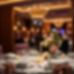 A beautifully set table with candles and flowers for a romantic dinner.