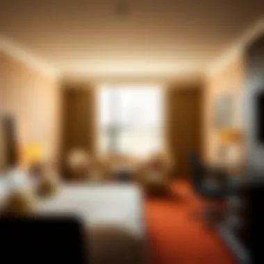 Luxurious Guest Room Luxurious guest room at Sands Regency Hotel highlighting comfort and style