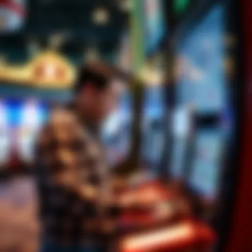 Advanced lottery ticket scanning technology in action