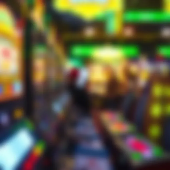 The Thrill of Gameplay in Slot Land An engaging slot machine gameplay experience in a casino setting