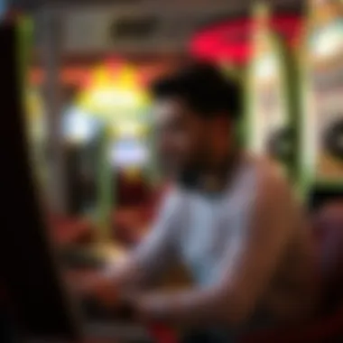 Strategic Gameplay for Earning Potential A strategic player engaging with a game that offers real monetary rewards.