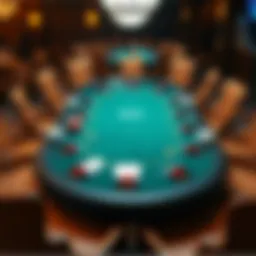 Texas Hold'em Poker Table Setup