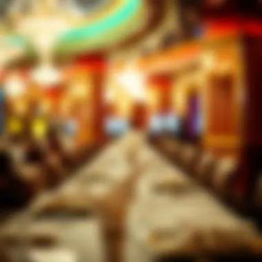 Exquisite Dining Setting Exquisite dining setting at the Aquarius Hotel Casino