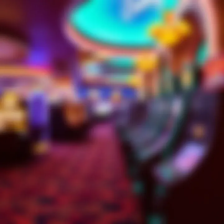 Vibrant Gaming Floor Vibrant gaming floor at the Aquarius Hotel Casino