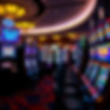 Casino Floor Featuring Billion Cash Slots An overview of a bustling casino floor with various slot machines in play