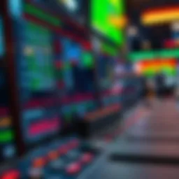 Visual representation of data analytics in sports betting