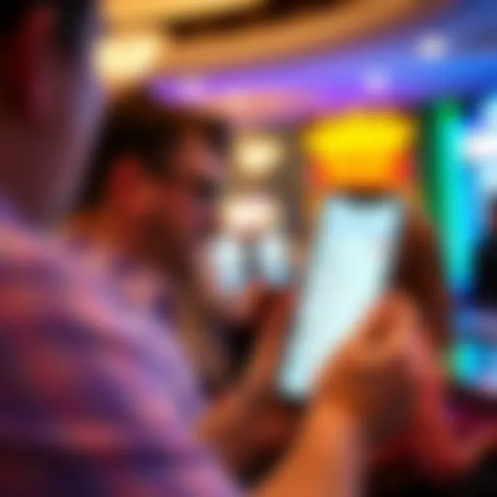 Booking Reservations via the Tropicana App A user booking a reservation through the Tropicana app