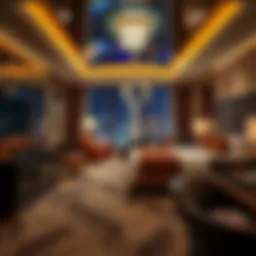 Luxurious suite in Las Vegas hotel