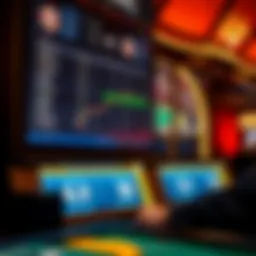 Overview of a live casino sportsbook interface