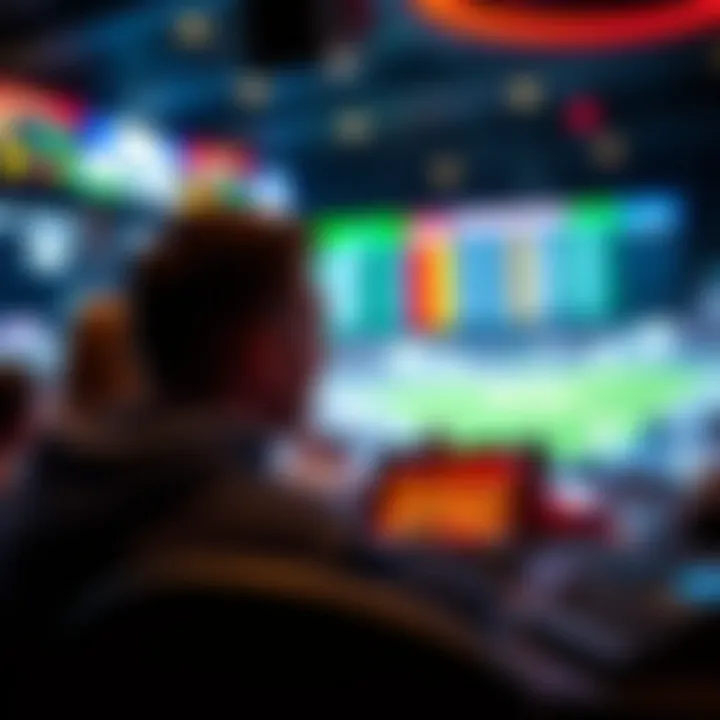Interactive Betting During Live Events Live sporting event with interactive betting features