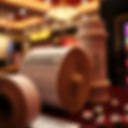 An In-Depth Look at Lottery Ticket Rolls Detailed view of a lottery roll showcasing the array of tickets