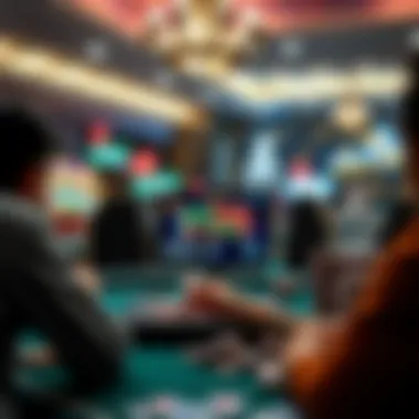 Diverse Game Types in Online Gambling Visual depiction of various online casino games