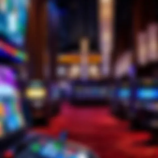 Luxurious Gaming Area at Water Club Casino Luxurious gaming area with modern decor