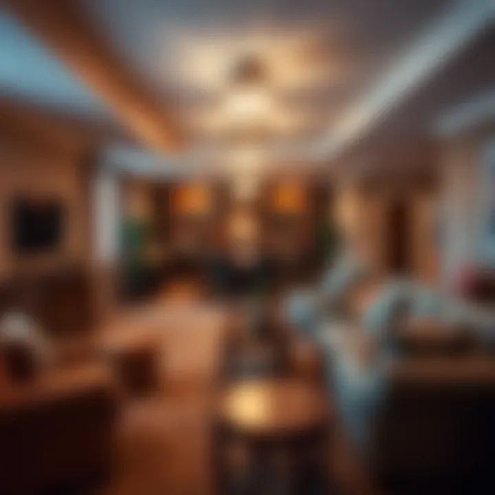 Spacious Family Room Spacious family room designed for comfort and convenience