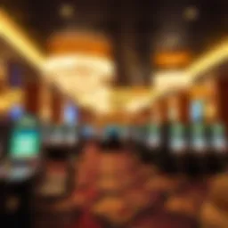 Elegant gaming floor showcasing modern design